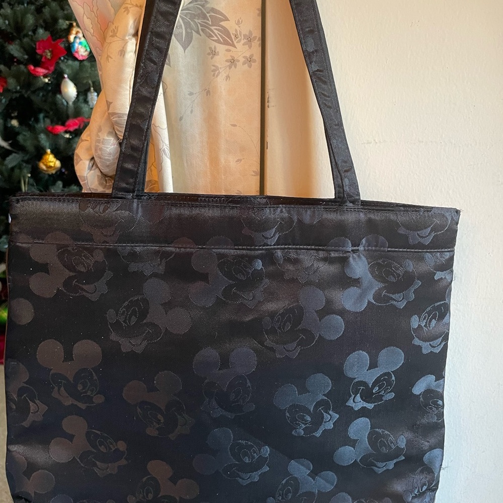 Rare Mickey Mouse black La Regal tote